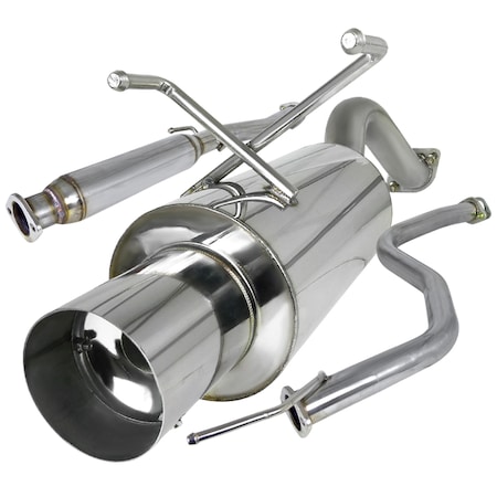 Spec-D Tuning 92-95 Honda Civic 2.5 Inch Inlet N1 Style Catback Exhaust, MFCAT2-CV923 MFCAT2-CV923